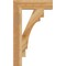 Ekena Millwork Merced Block Rough Sawn Bracket, Western Red Cedar, 4"W x 18"D x 30"H BKT04X18X30MRC05RWR - alternate 2